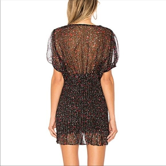 Free People Baby Love Smocked Bodycon Black Dress - Picture 14 of 15